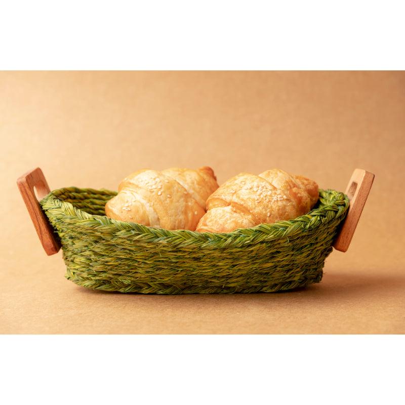Handmade Sabai Grass Bread Basket - Kadam Haat
